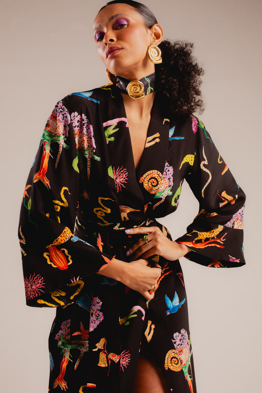 Kimono Amazônico Preto