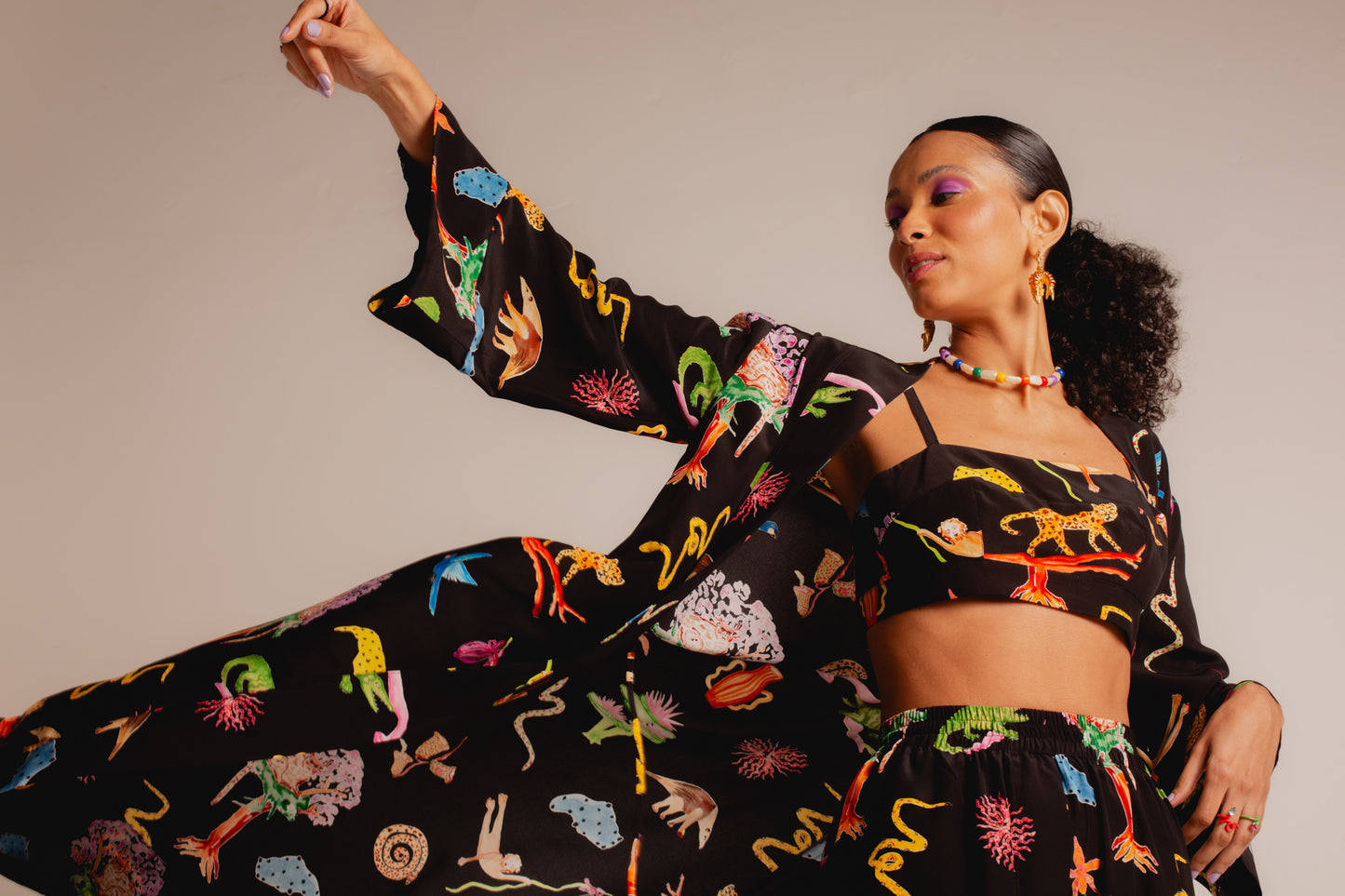 Kimono Amazônico Preto