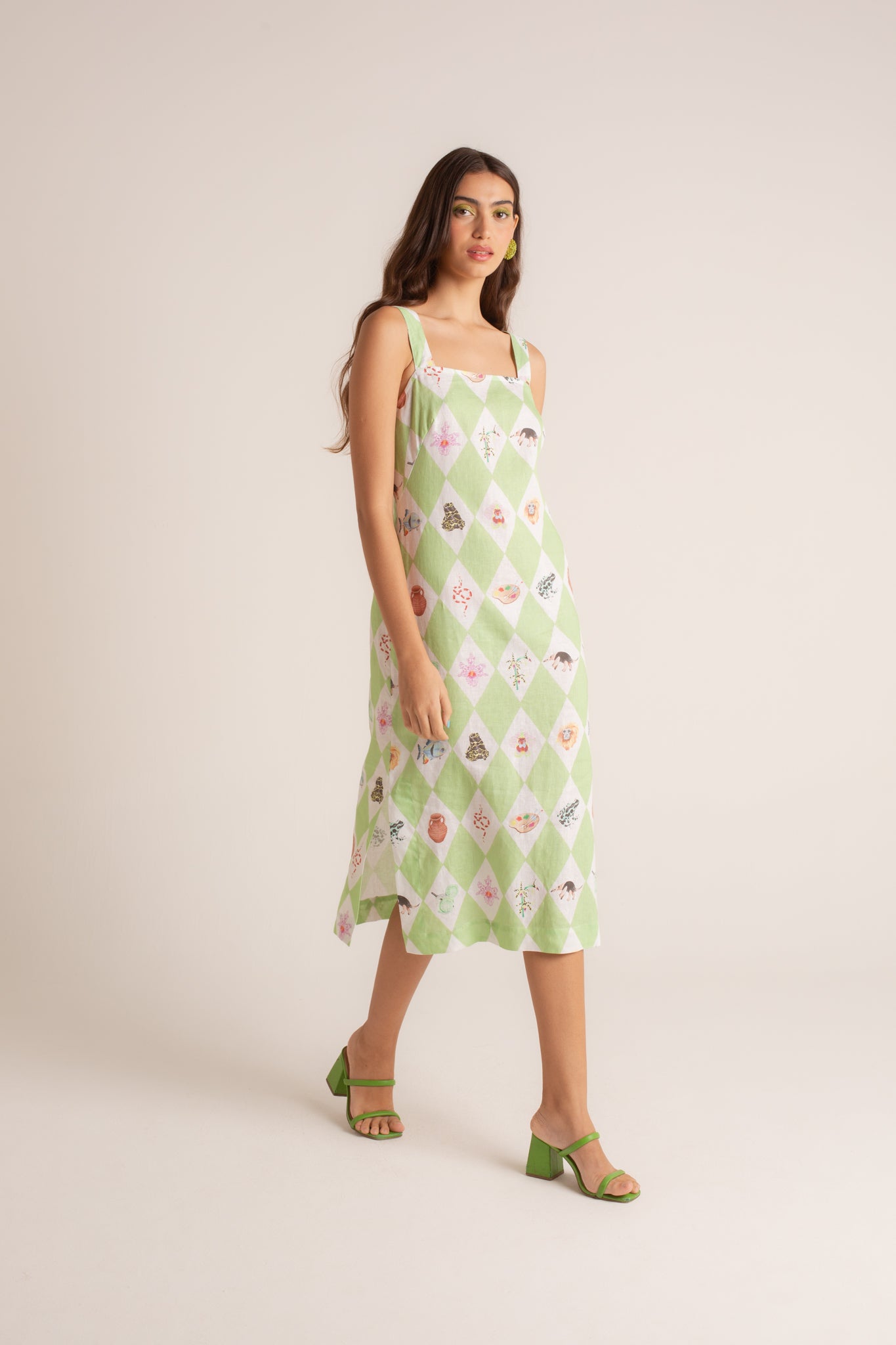 Vestido Line Caleidoscópio Amazônico