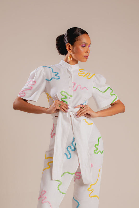 Camisa Cropped Kyoto Rios