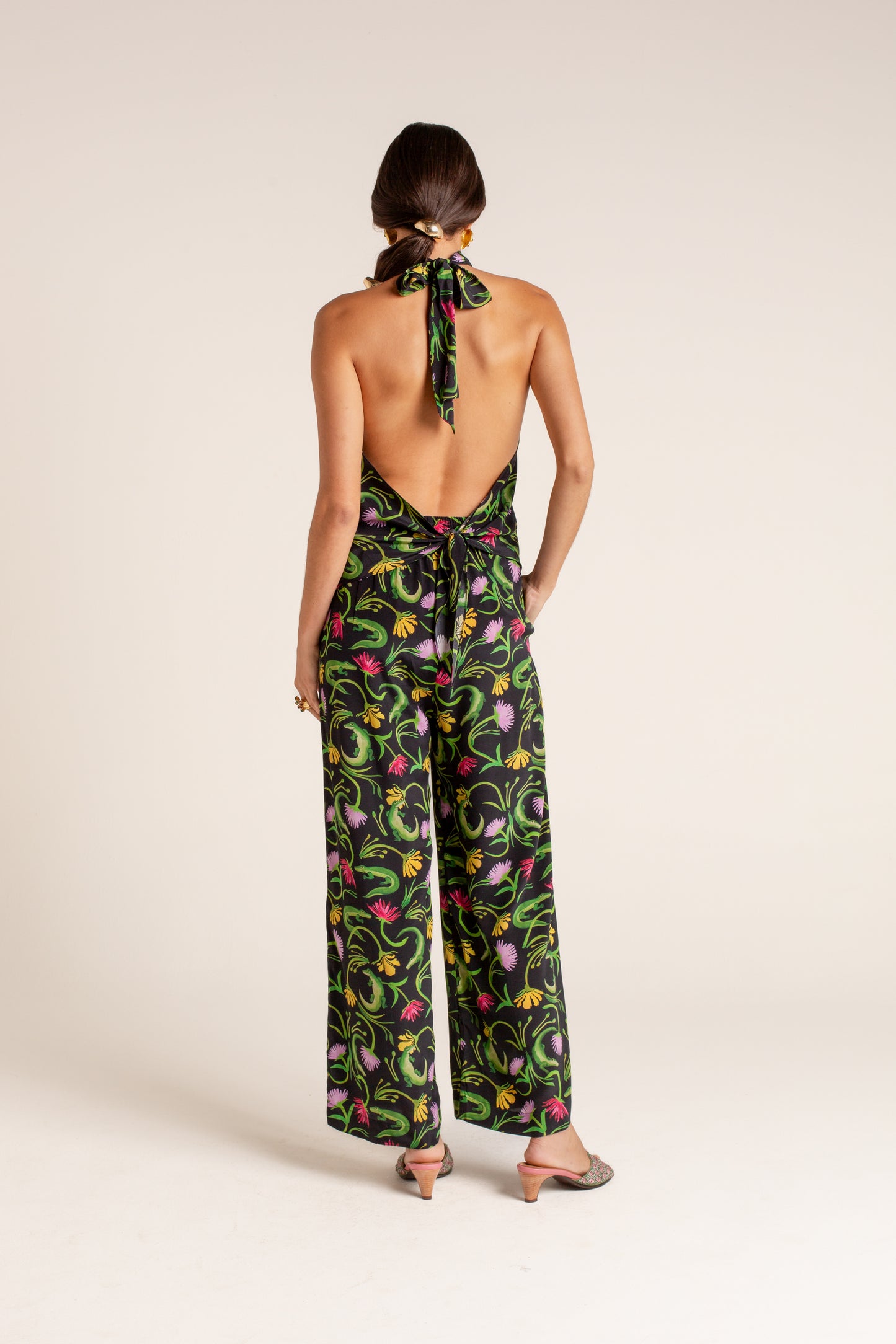 Calça Lene Flora Egípcia Preta