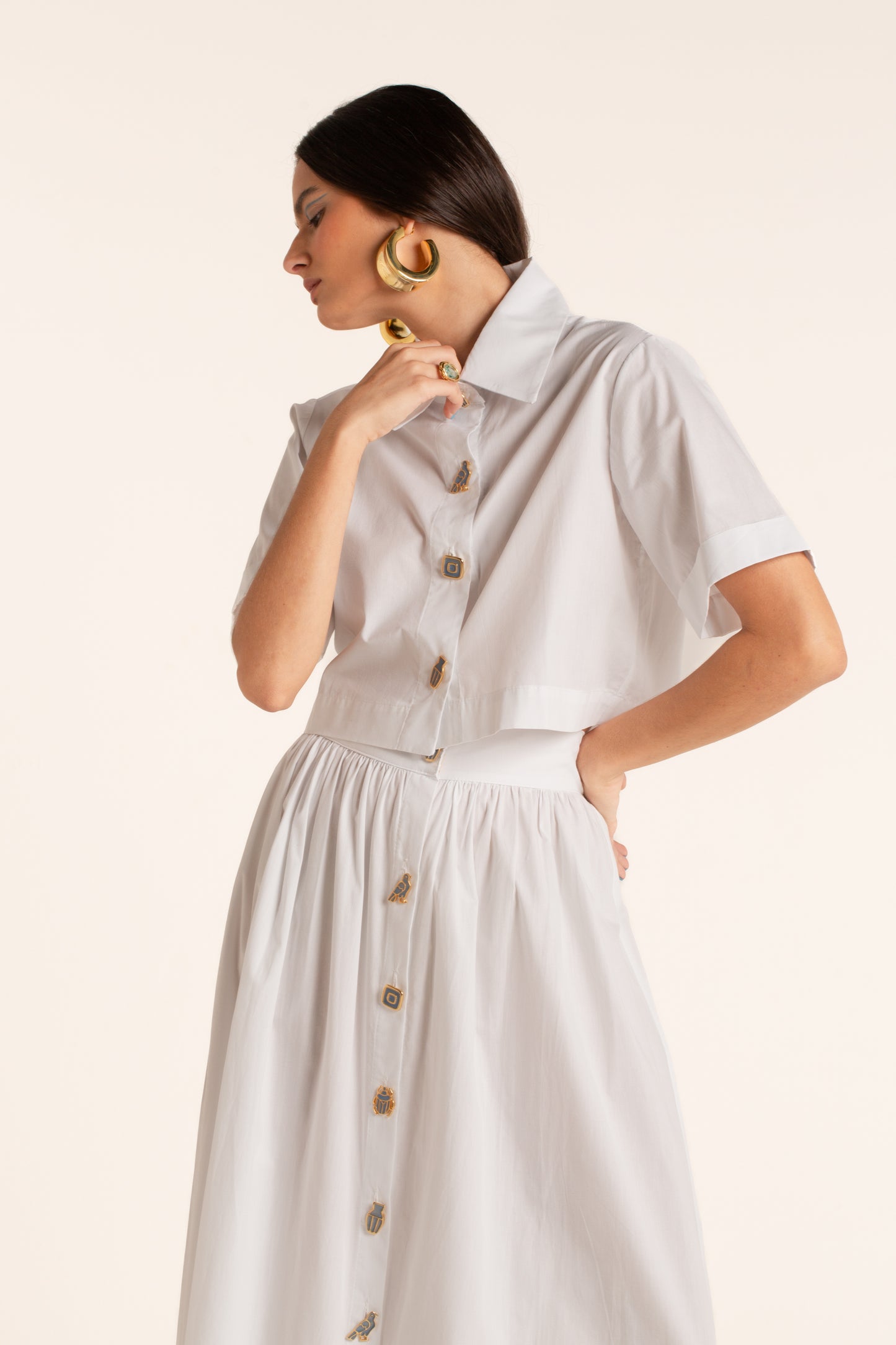 Camisa Cropped Amuletos