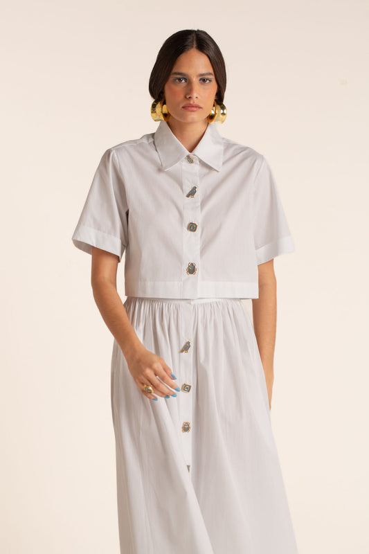 Camisa Cropped Amuletos