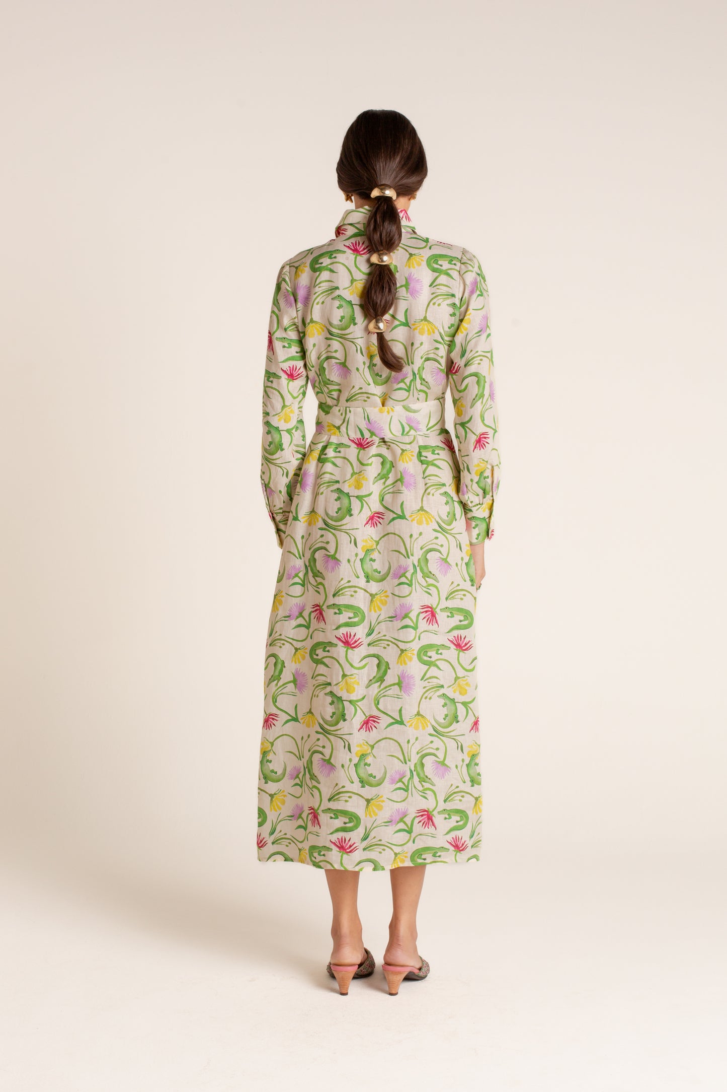 Chemise Flora Egípcia Creme