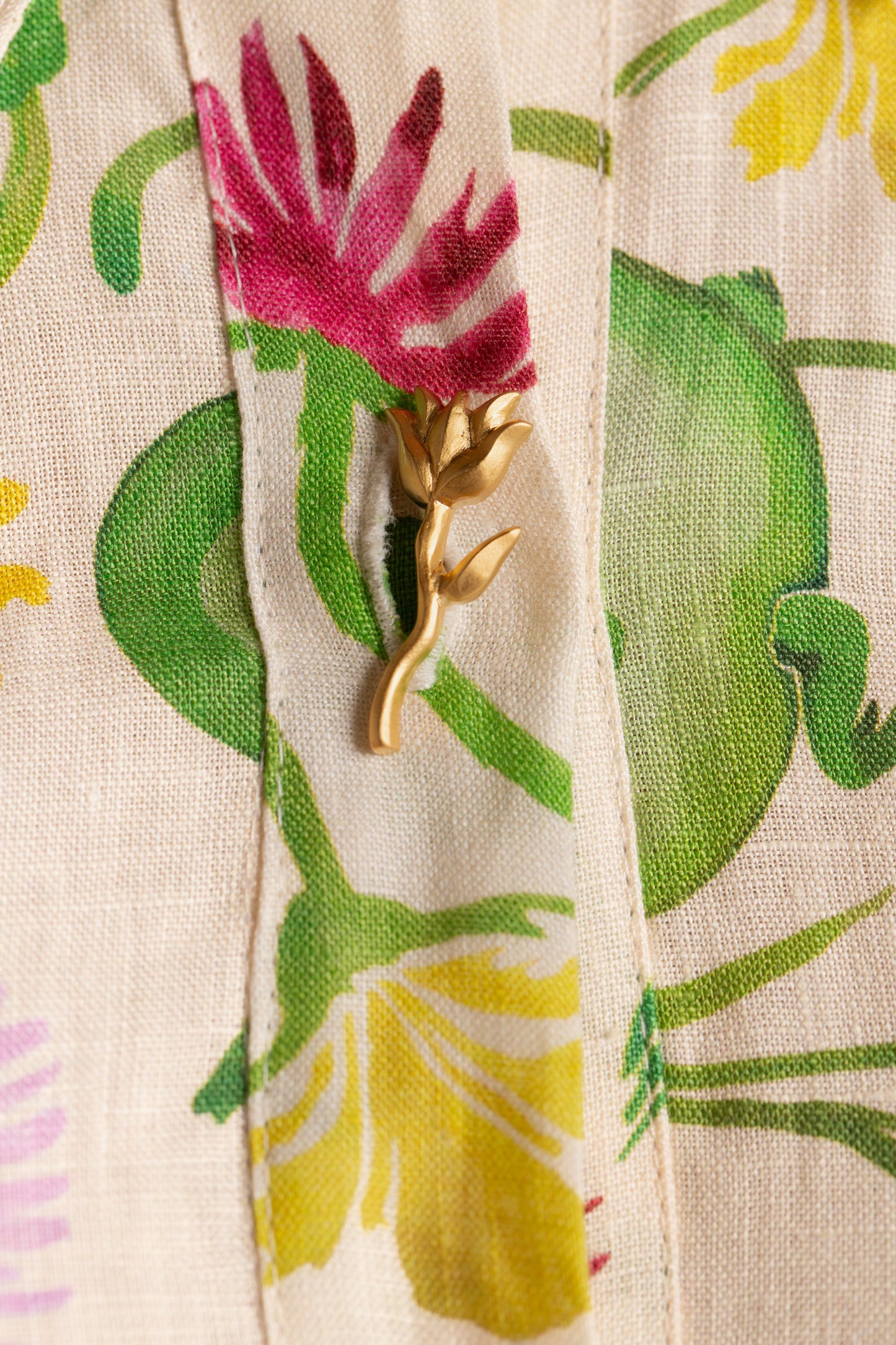 Chemise Flora Egípcia Creme