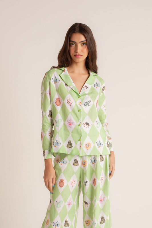 Camisa Caleidoscópio Amazônico